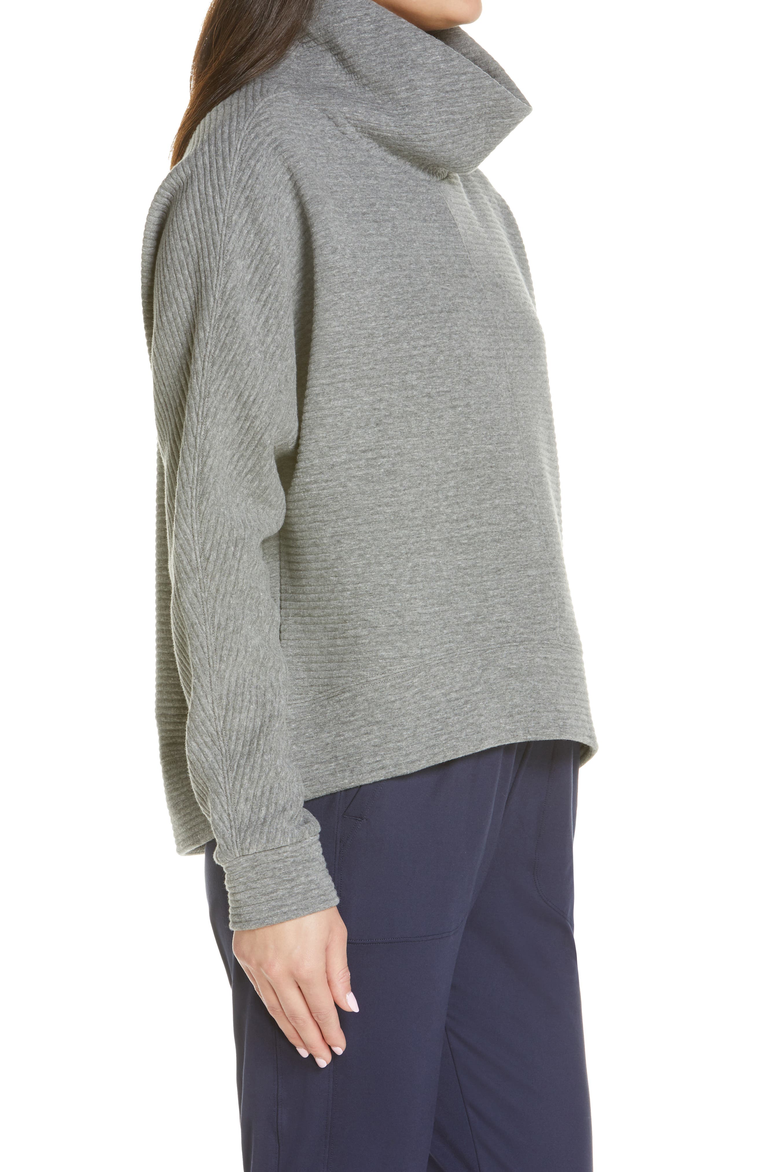 funnel neck pullover hoodie