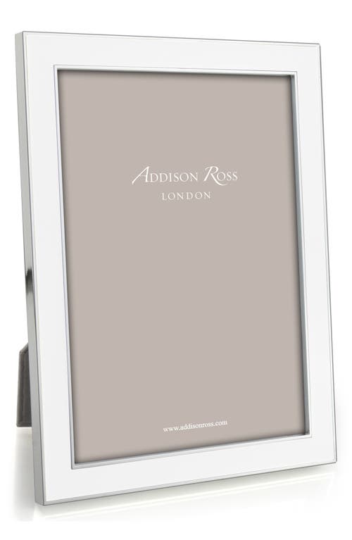 Addison Ross London White Enamel Picture Frame In White