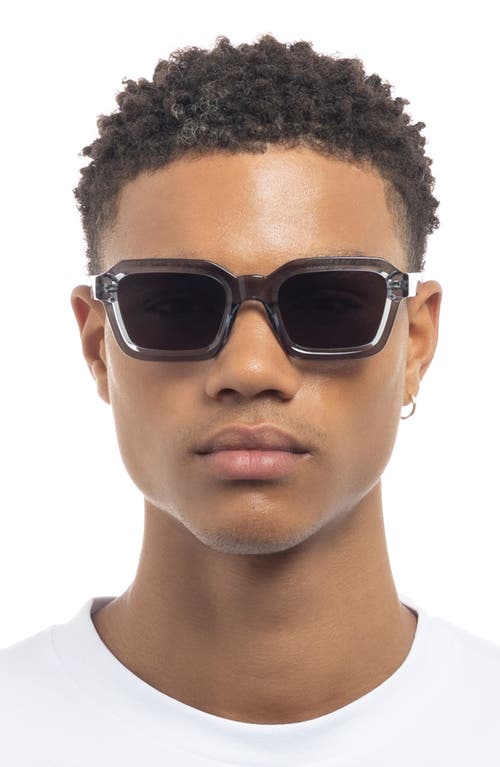 Shop Le Specs Impossible 51mm Square Sunglasses In Pewter