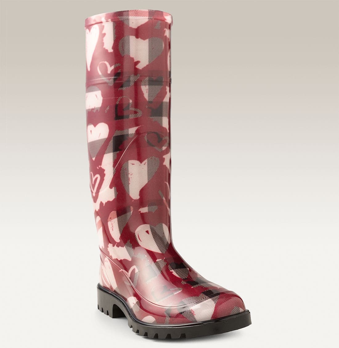 burberry heart rain boots
