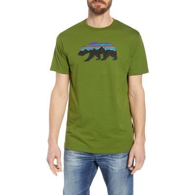 Patagonia Fitz Roy Bear Organic Cotton Crewneck T-Shirt