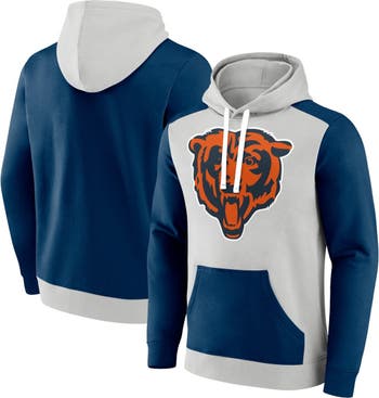 Fanatics Branded Men's Fanatics Branded Gray/Blue New York Knicks Arctic  Colorblock Pullover Hoodie
