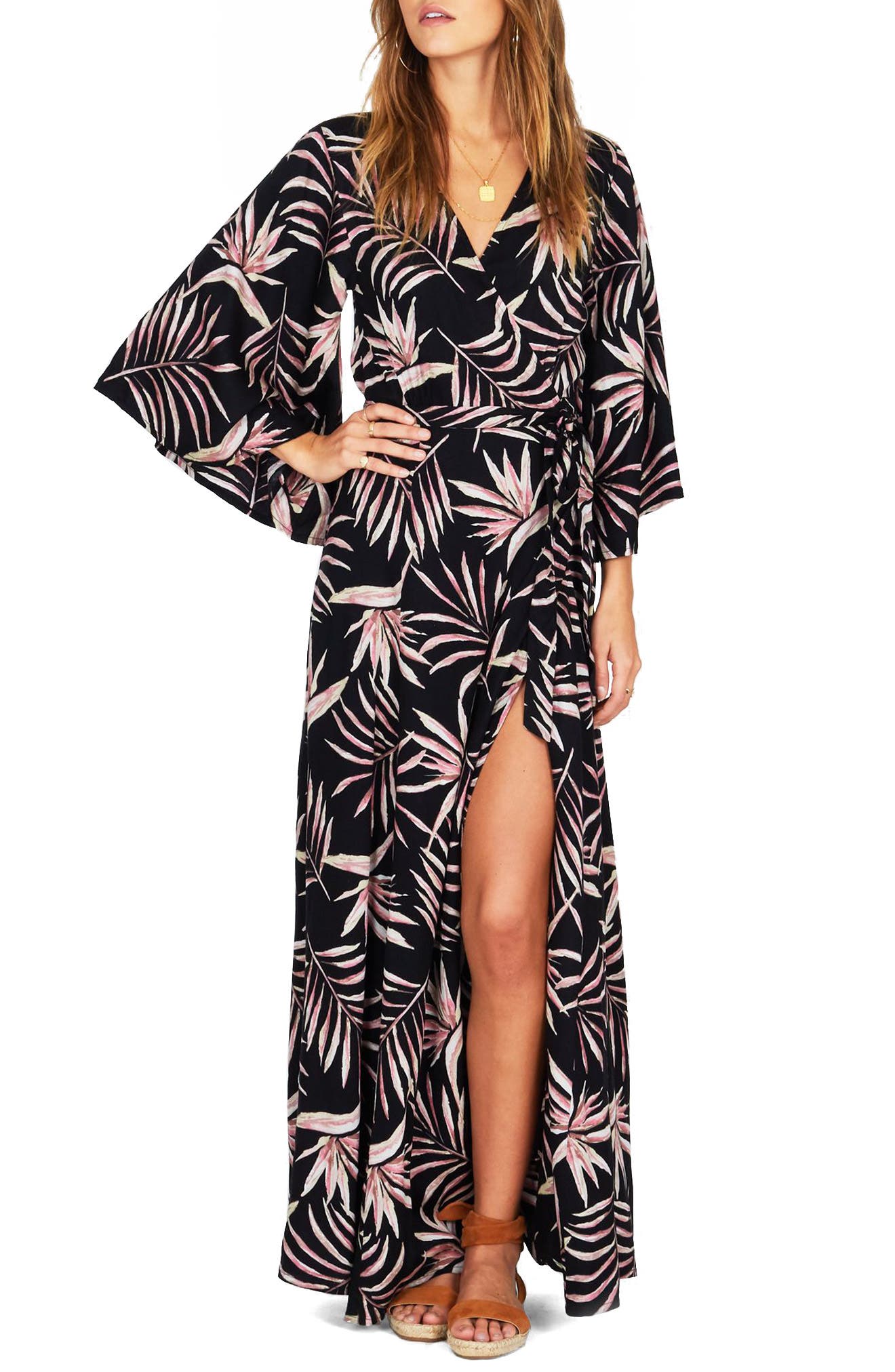 amuse society wrap dress