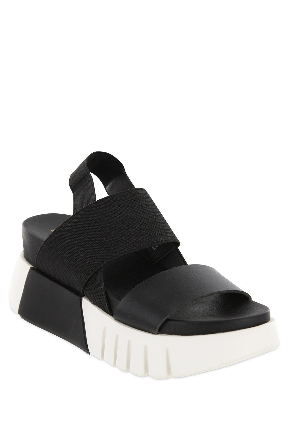 mia platform sandals black