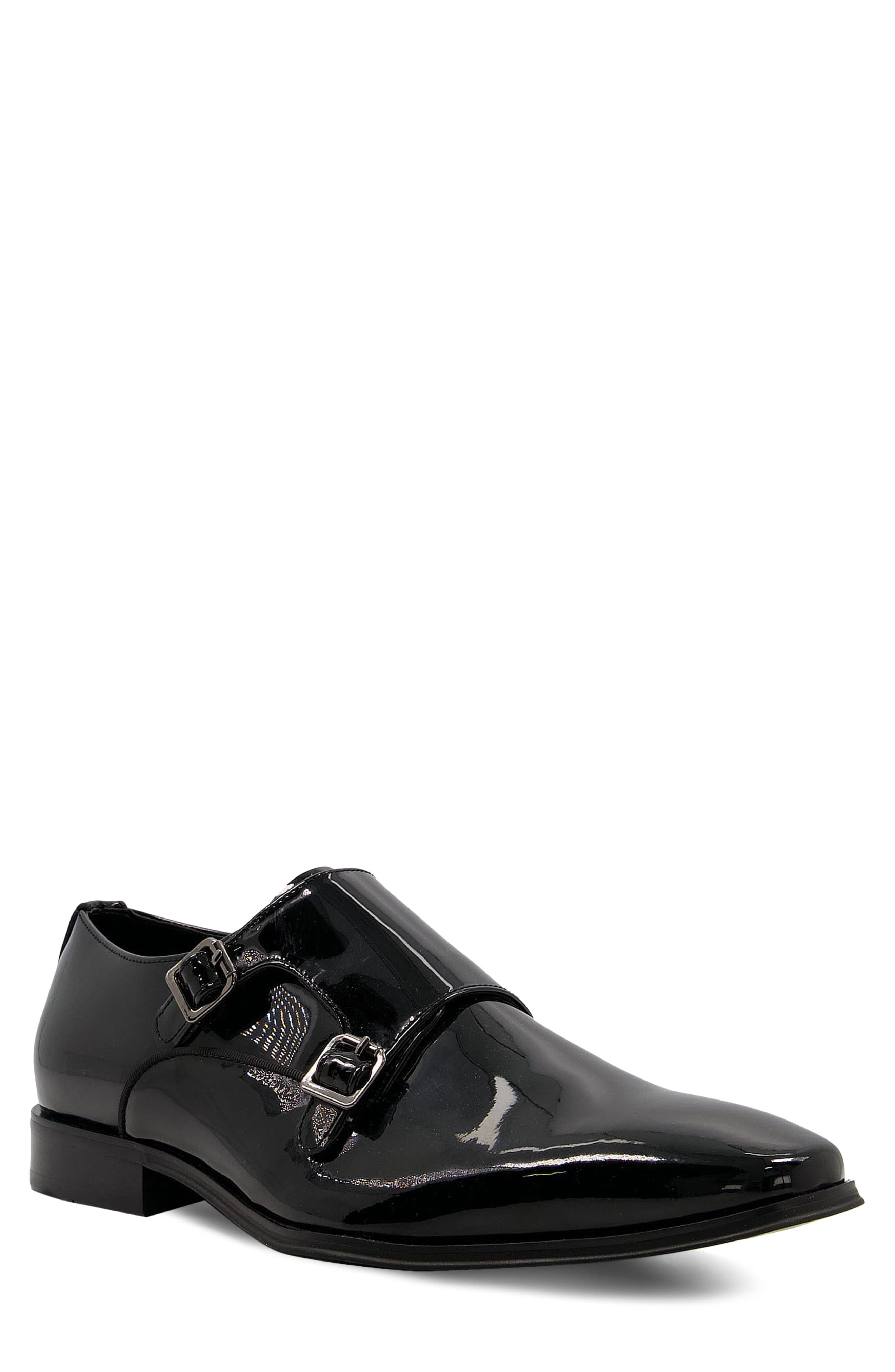 Aldo Wilde Double Monk Strap Shoe in Black