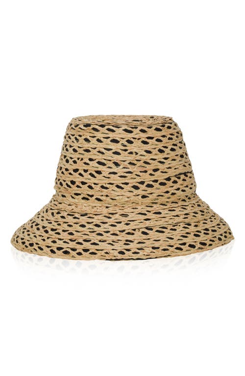 Gigi Burris Millinery Ida Packable Bucket Hat Black at Nordstrom,