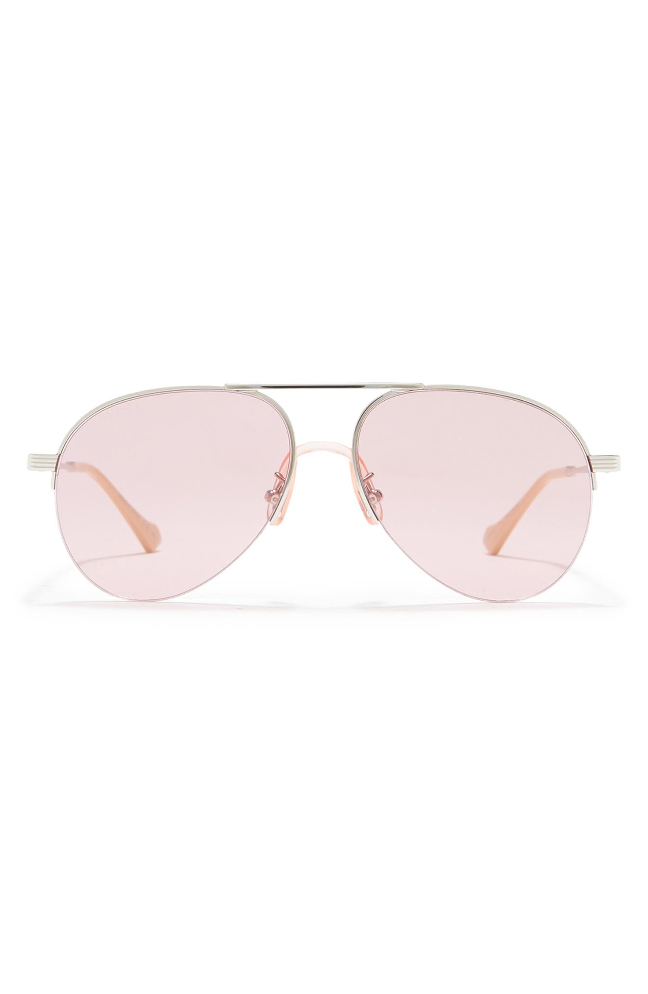 gucci 58mm aviator sunglasses