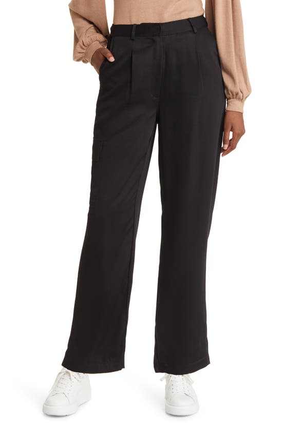Shop Nordstrom Utility Twill Cargo Pants In Black