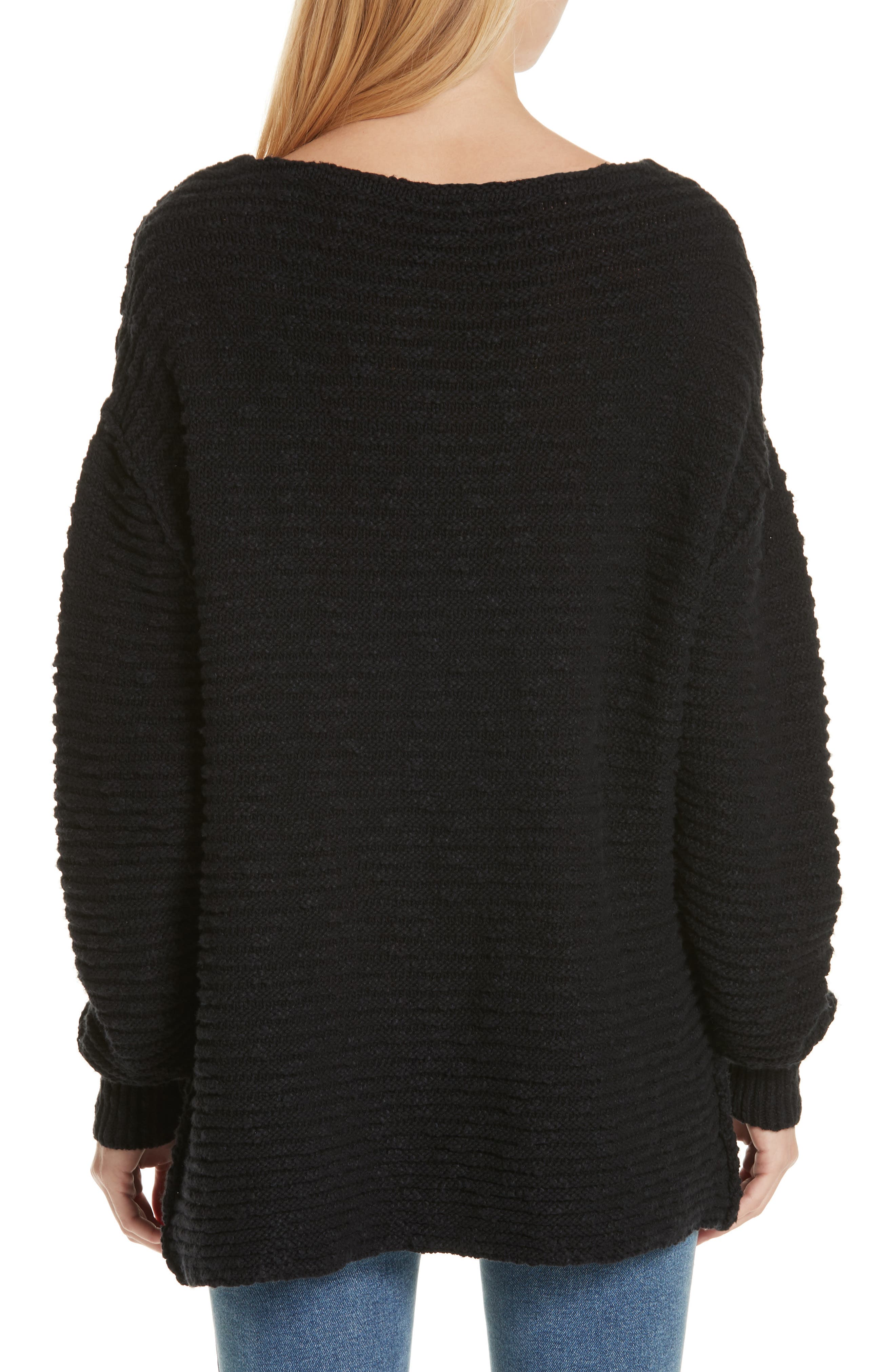 menace solid tunic sweater