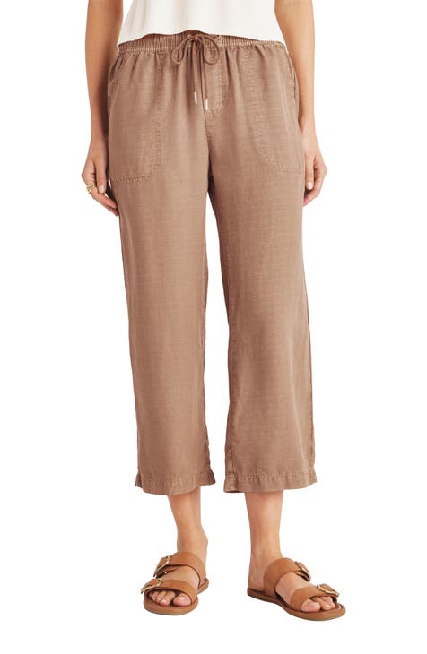 Women's Camel Brown Coloured Cotton Lycra Stretchable Trouser Pant -  Rajnandini - 3366673