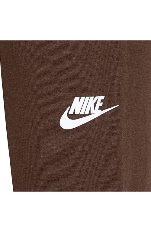 Nike Kids' Gradient Futura Logo Pullover Hoodie & Joggers Set In Cacao Wow