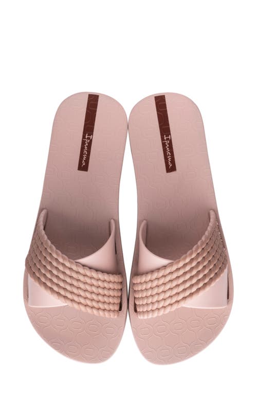 Ipanema Street Ii Slide Sandal In Pink/pink