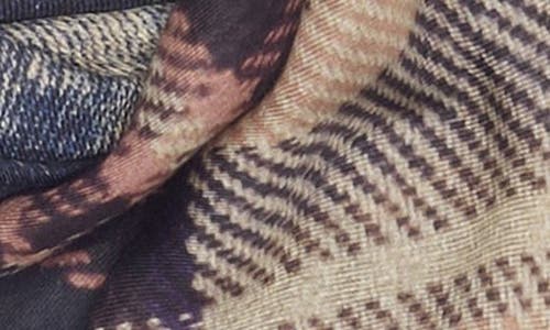 Jane Carr The Patchwork Scarf In Coffee Beige