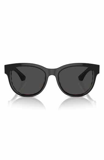 Burberry 55mm round sunglasses clearance