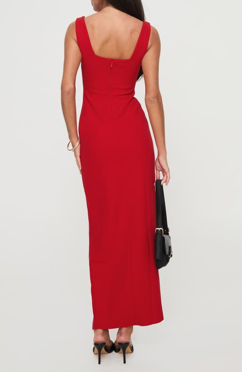Princess Polly Bombshell Maxi Dress In Red