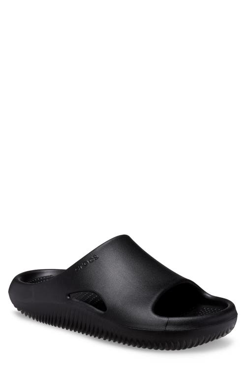 Mellow Recovery Waterproof Slide Sandal in Black
