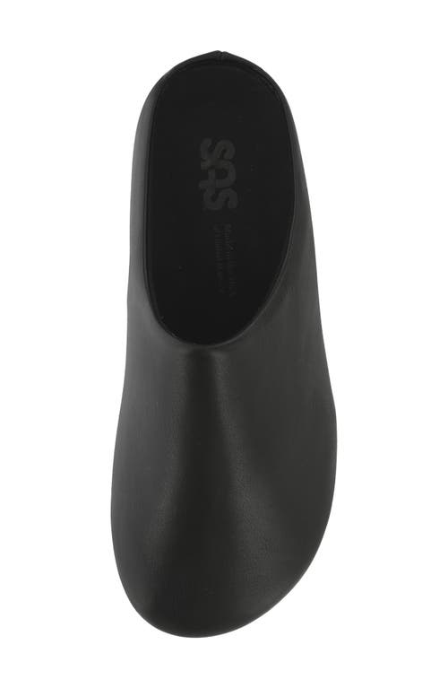 Shop Sas Hinny Mule In Matte Black