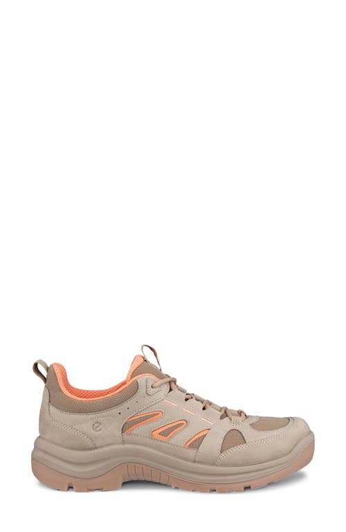 Shop Ecco Offroad Hiking Sneaker In Beige/coral