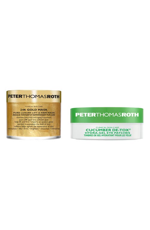 Peter Thomas Roth Mask + Patch 2-piece Set (limited Edition) $93 Value In No Color