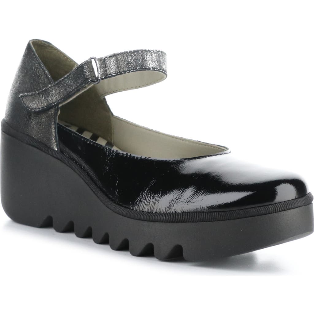 FLY LONDON FLY LONDON BAWO PLATFORM WEDGE PUMP