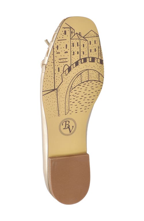 Shop Bella Vita Francie Ballet Flat In Gold