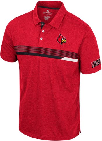 Colosseum Men's Red Louisville Cardinals No Problemo Polo Shirt