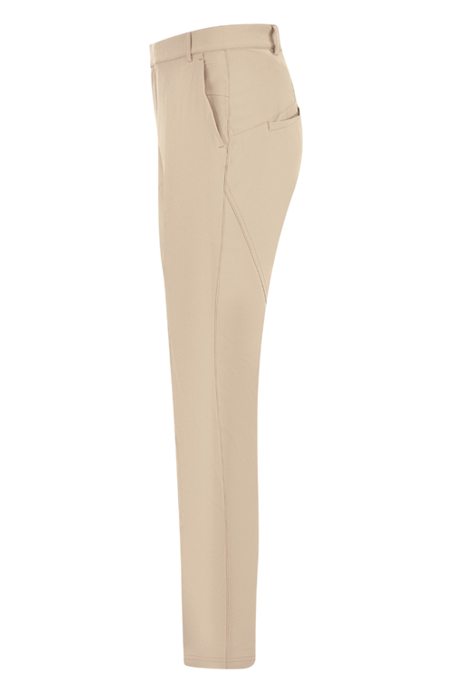 Shop Reflo Sidra  4-way Stretch Modern Active Trouser In Sand