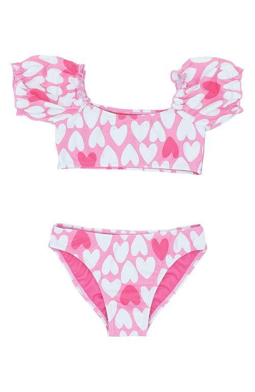 Feather 4 Arrow Kids' Blossom Two-Piece Swimsuit Prism Pink at Nordstrom,