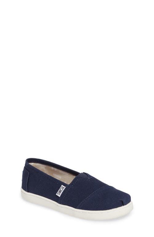 TOMS 2.0 Classic Alpargata Slip-On in Navy Canvas at Nordstrom, Size 13 M