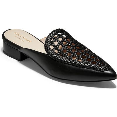 Cole Haan Payson Woven Mule, Black