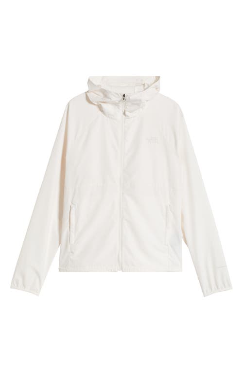 The North Face Flyweight 2.0 Wind Resistant Zip Hoodie In Gardenia White