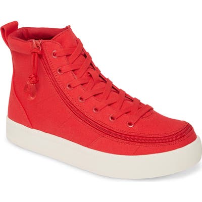 Billy Footwear Classic High Top Sneaker- Red