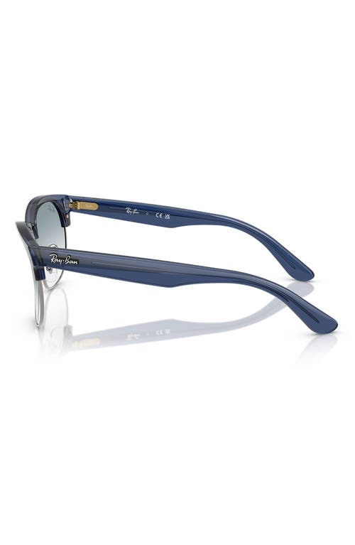 Ray Ban Ray-ban 51mm Gradient Square Sunglasses In Blue Grad
