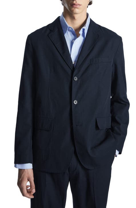 Unstructured Single Breasted Blazer