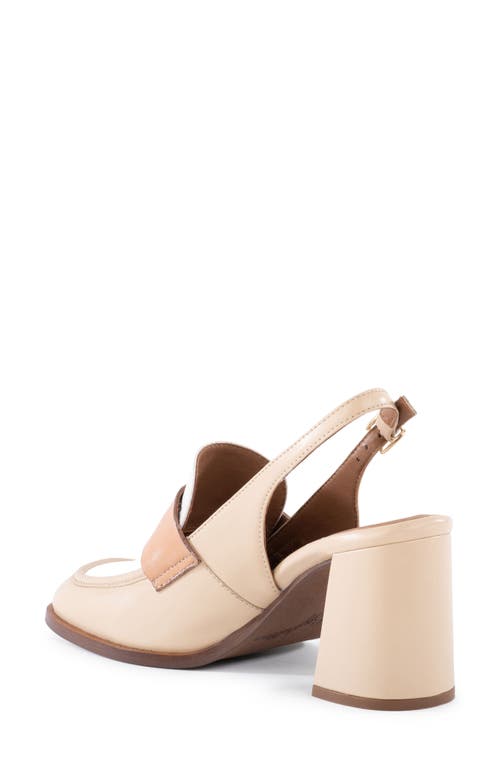 Shop Seychelles Symphony Slingback Pump In Beige/tan Leather