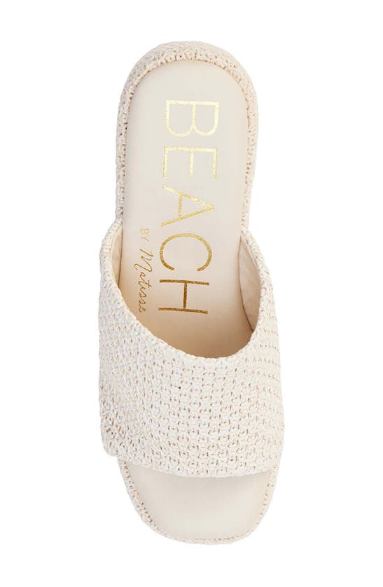 Shop Beach By Matisse Como Platform Sandal In Ivory
