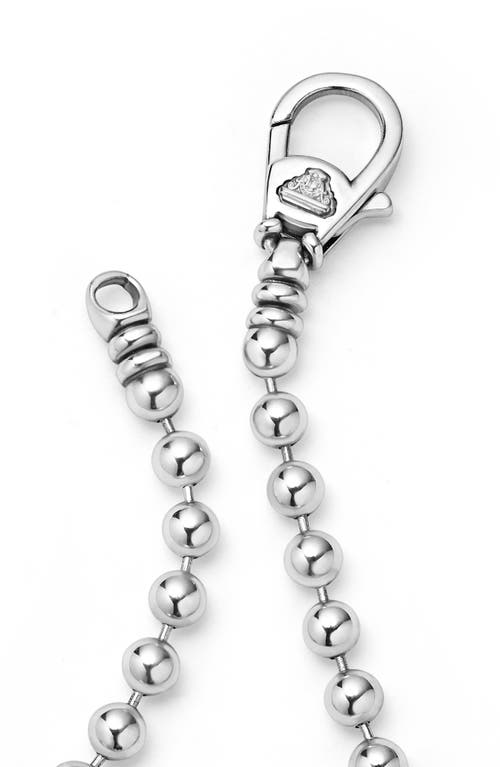 Lagos Anthem Ball Chain Bracelet In Silver