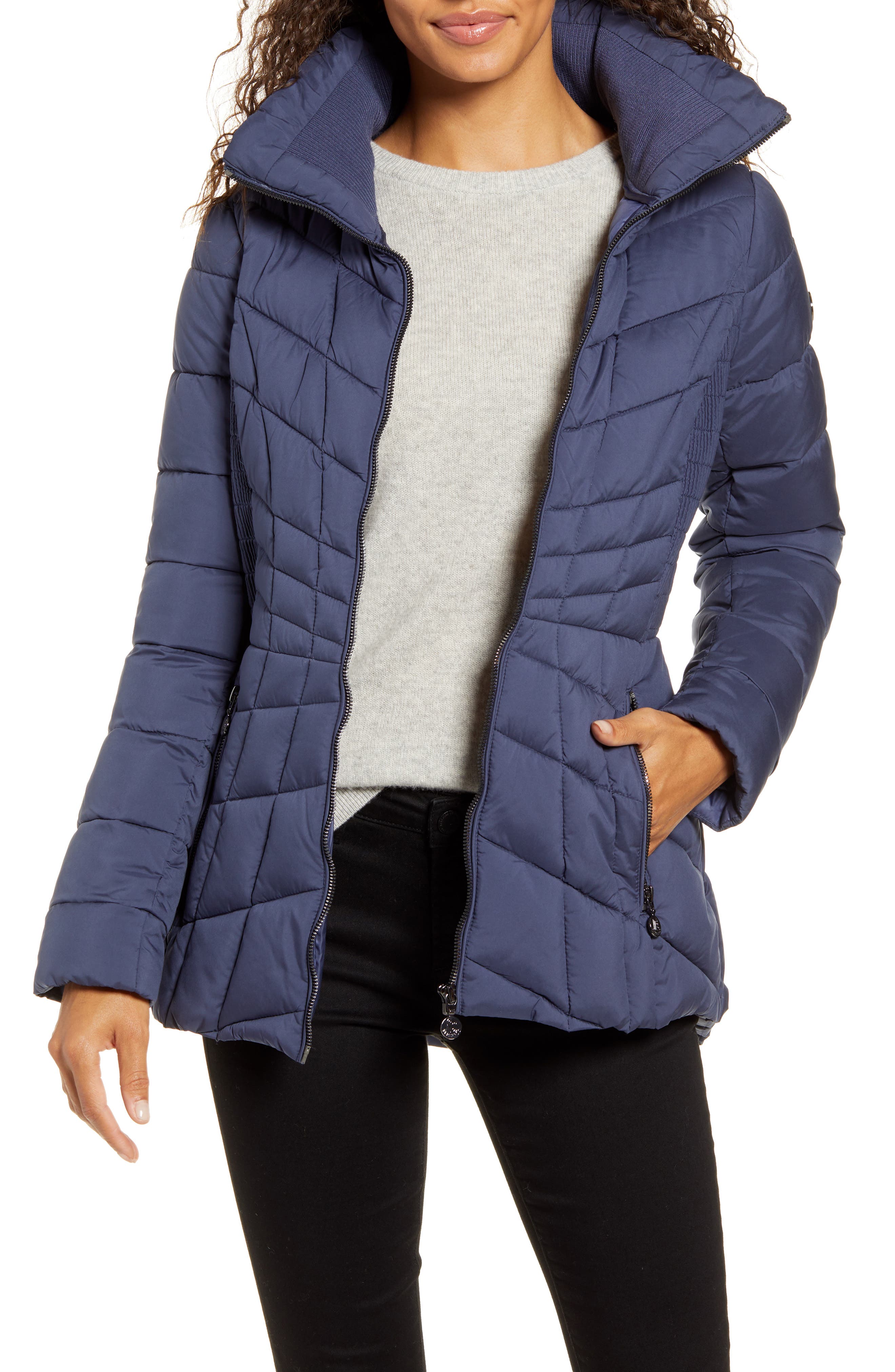 packable ecoplume coat