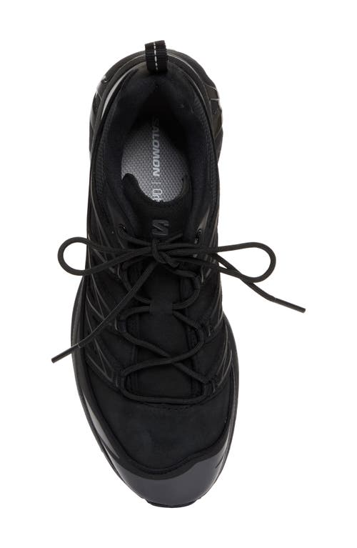 Shop Salomon Xt-6 Expanse Sneaker In Black/black/asphalt