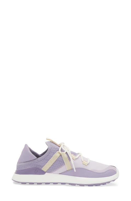 Shop Olukai Kawela Waterproof Spikeless Golf Shoe In Lilac/puka