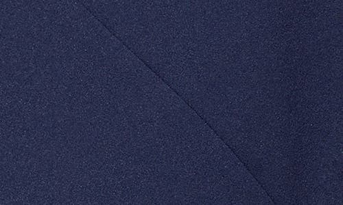 Ming Wang Deco Crepe Asymmetric Skirt In Regatta