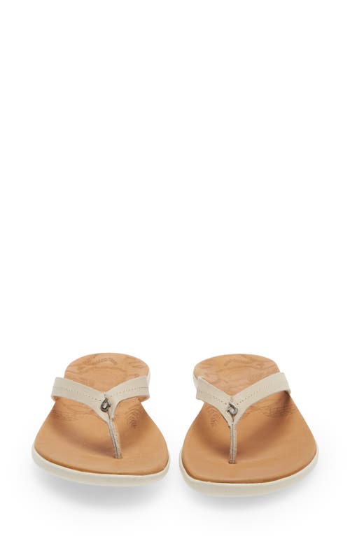 Olukai Honu Flip Flop In Tapa/golden Sand Leather