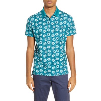 Bonobos Slim Fit Fairmont Floral Performance Knit Golf Polo