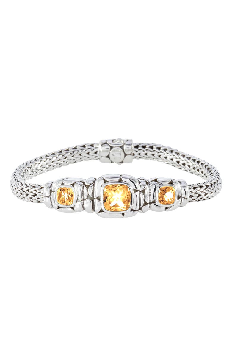 John Hardy Kali Sterling Silver Cushion Cut Citrine Rope Chain Bracelet Nordstromrack John Hardy Kali Sterling Silver Cushion Cut Citrine Rope Chain Bracelet Nordstromrack