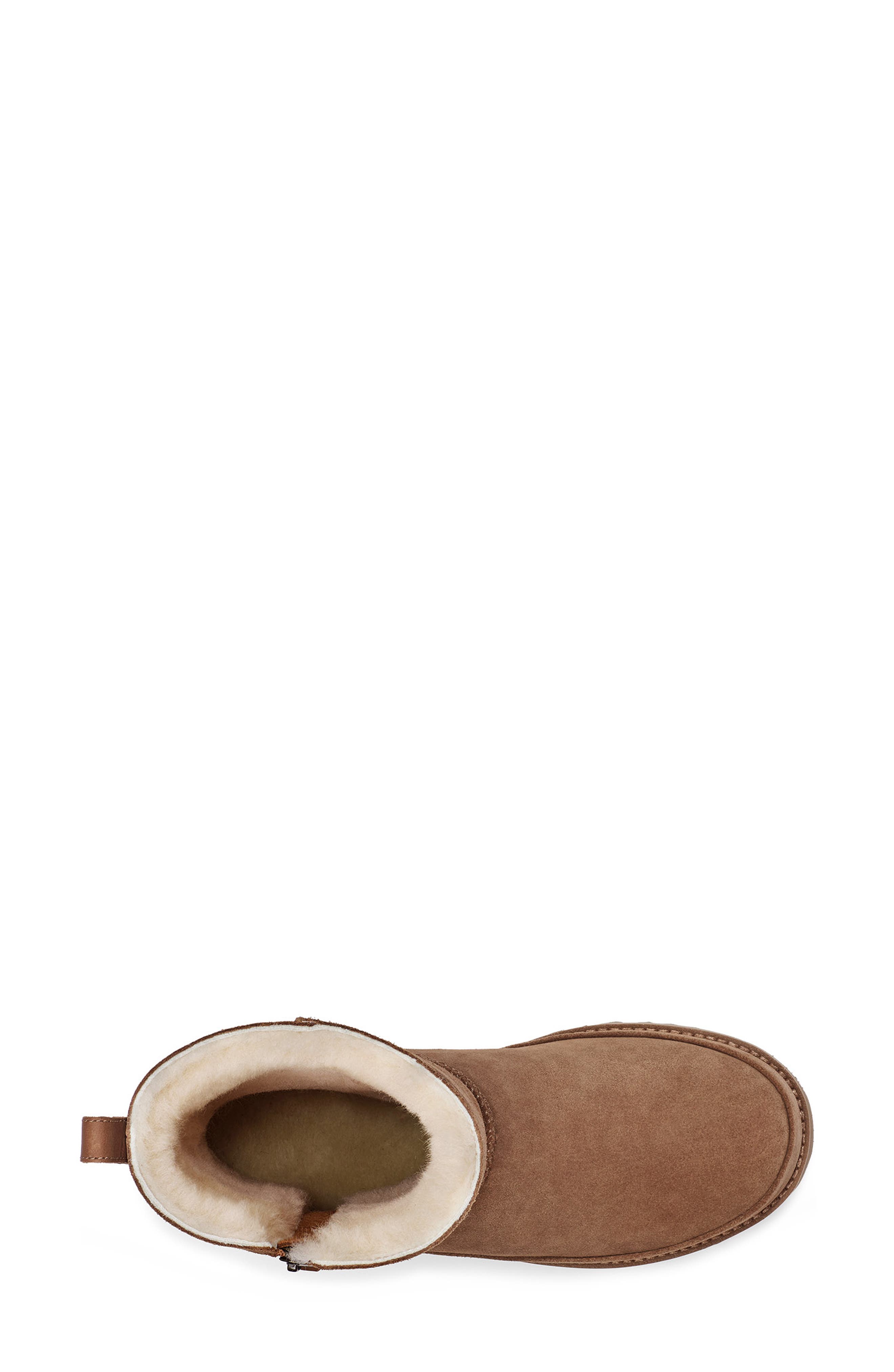 leather uggs with zipper