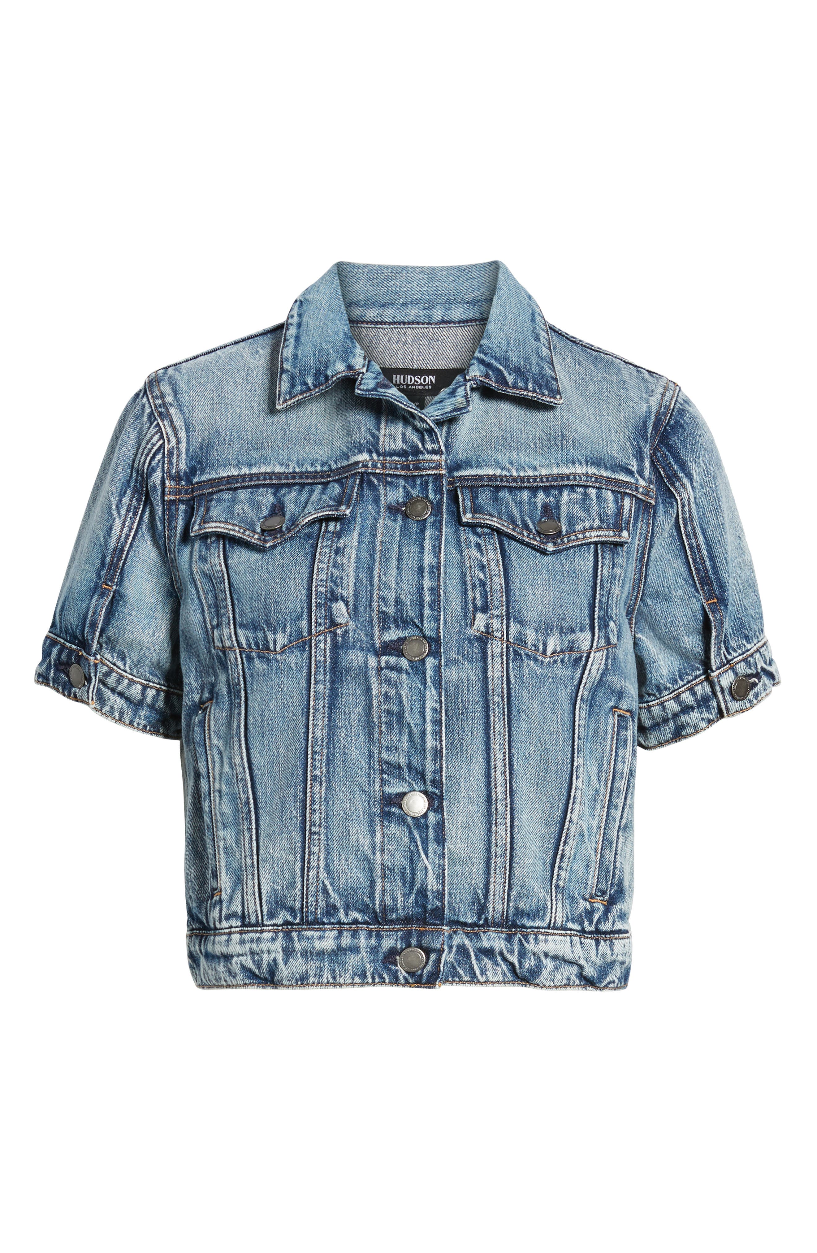 hudson short sleeve denim jacket
