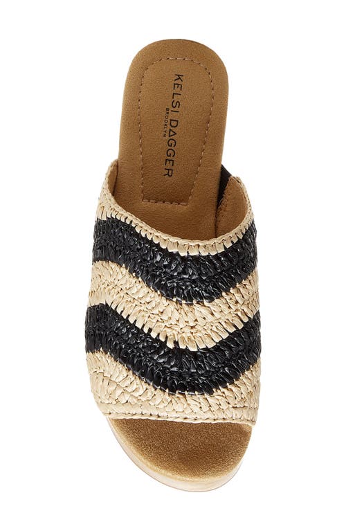 Kelsi Dagger Brooklyn Damien Platform Sandal In Black/natural