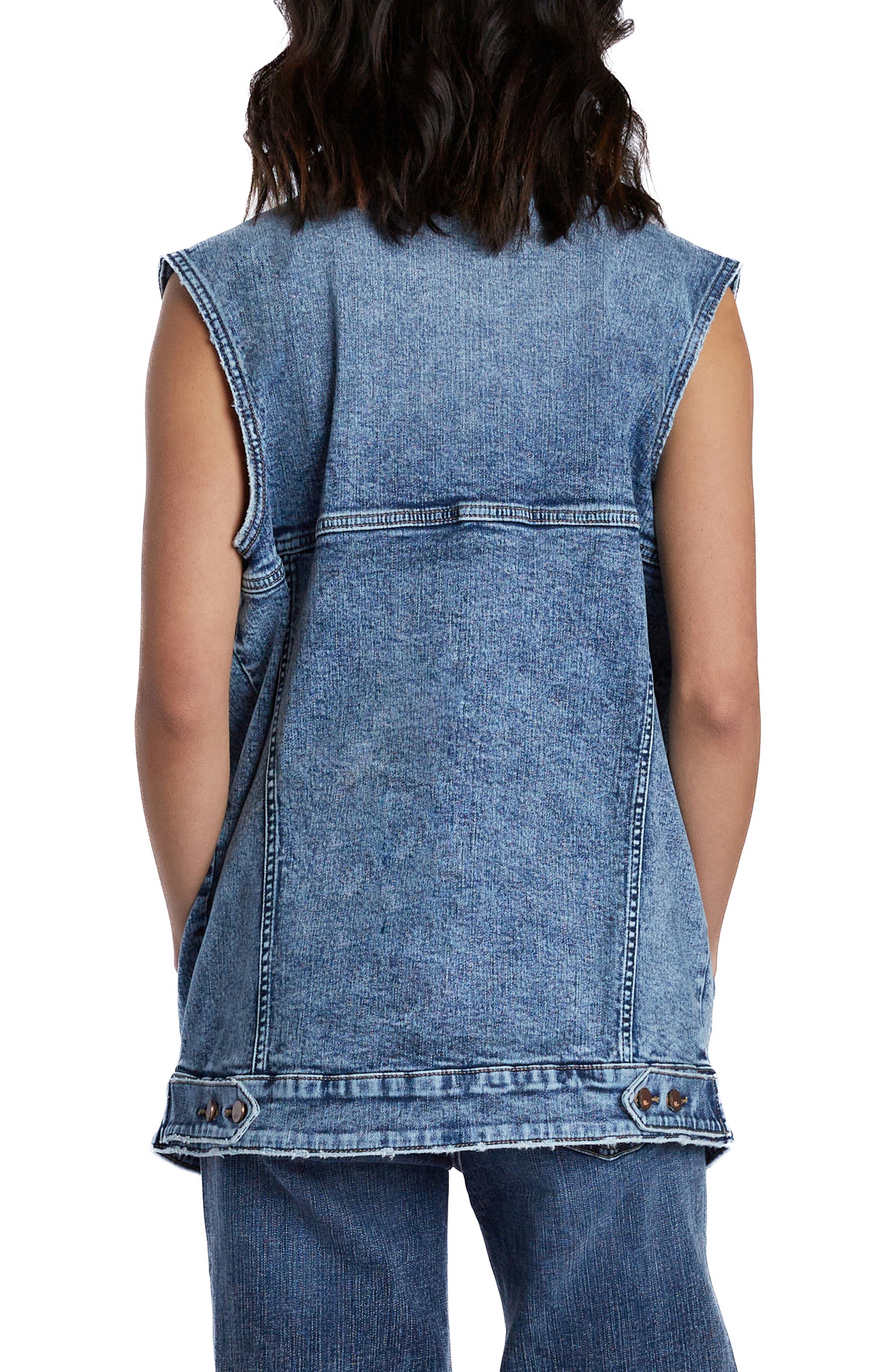 Wash Lab Denim Denim Trucker Vest Nordstrom