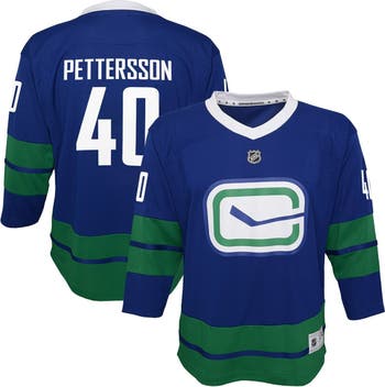 Elias Pettersson Vancouver Canucks Youth 2019/20 Away Replica Player Jersey  - White