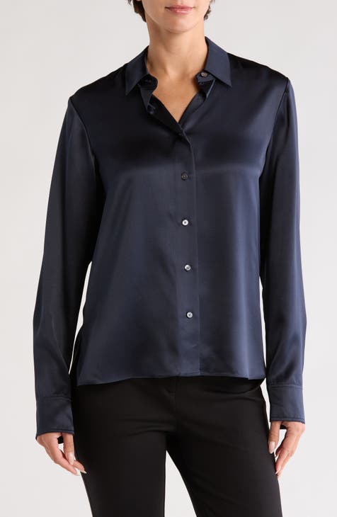 Slim Fit Silk Shirt